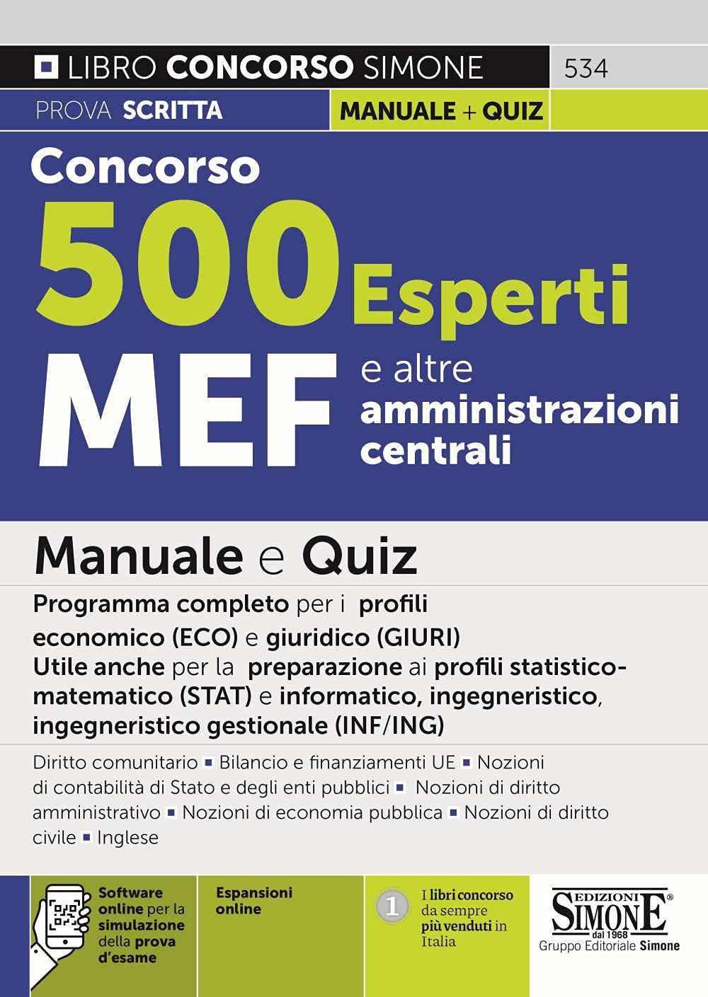 Concorso 500 Esperti MEF e altre amministrazioni centrali (Concorsi e abilitazioni) Business, Finance & Career