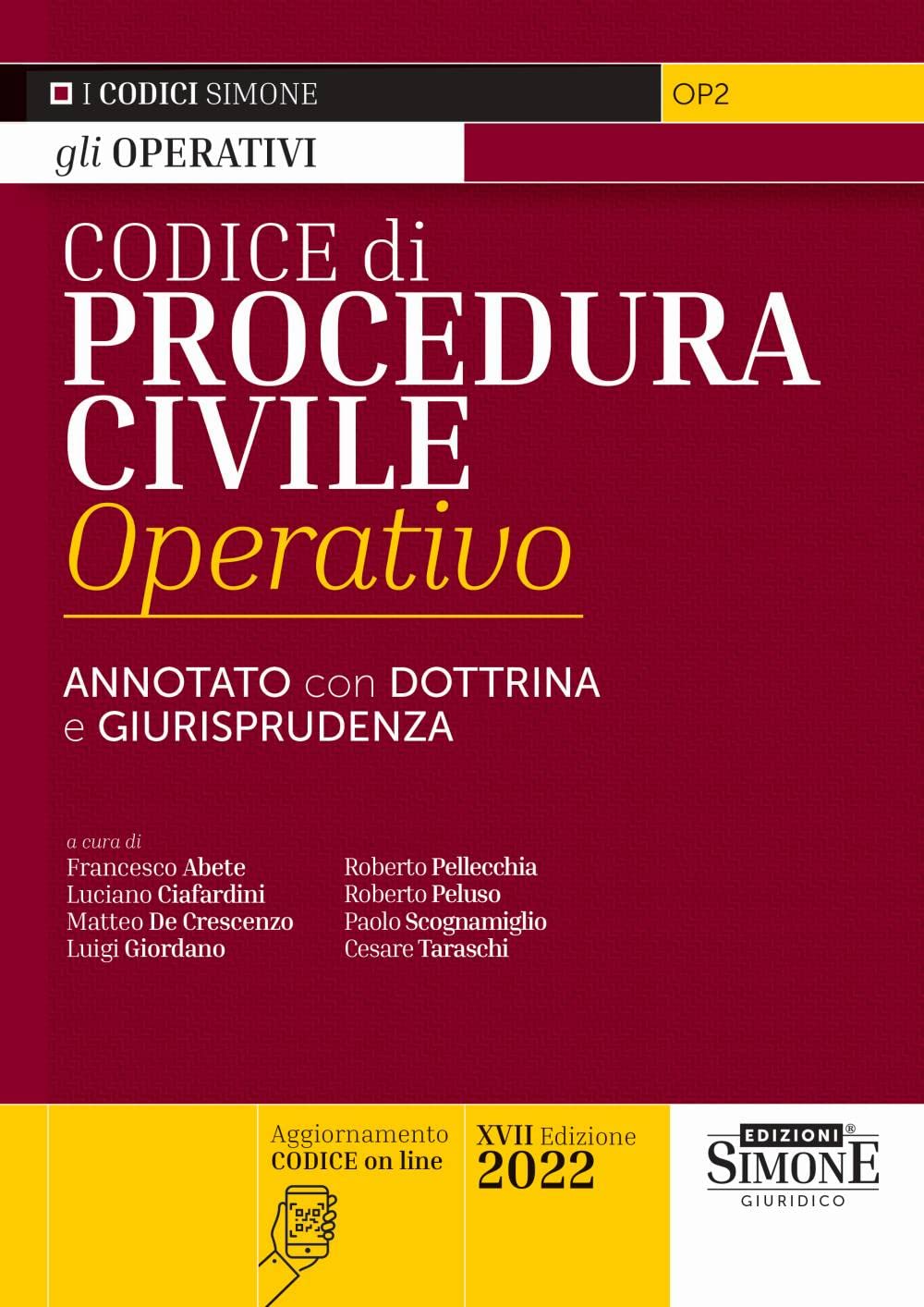 Codice di procedura civile operativo. Annotato con dottrina e giurisprudenza. Con aggiornamento online (Codici operativi) Law
