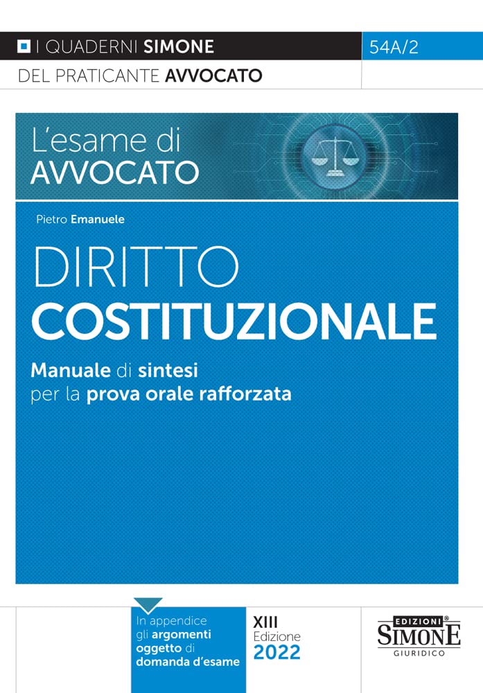 L'esame di avvocato. Diritto costituzionale book