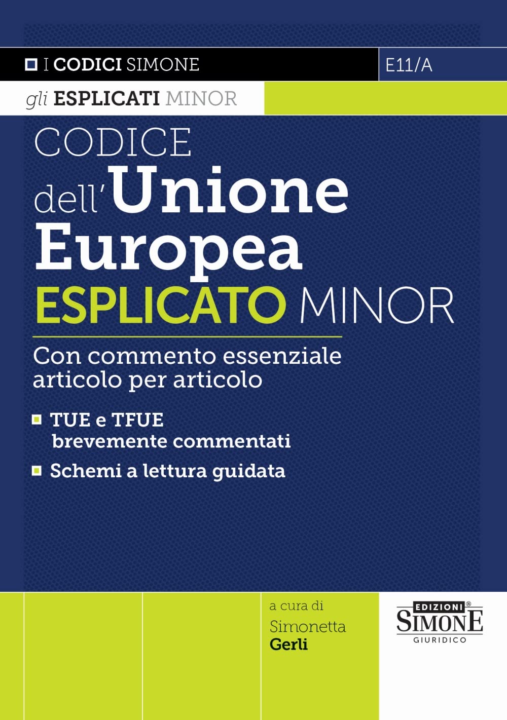 Codice dell'Unione Europea esplicato Minor. Con commento essenziale articolo per articolo book