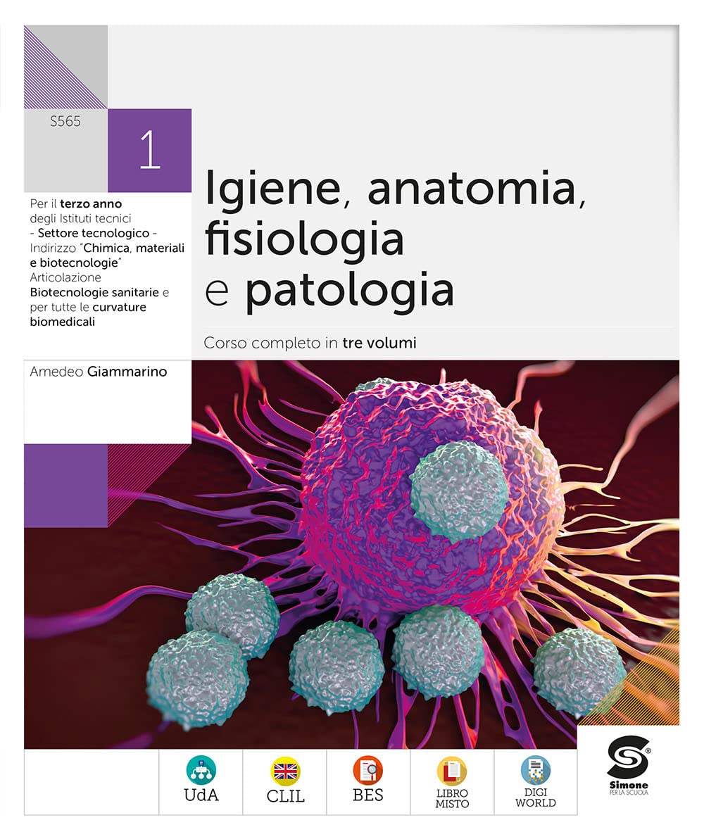Igiene anatomia fisiologia patologia. Per il 3° anno degli Ist. tecnici. Con e-book. Con espansione online (Vol. 1) book