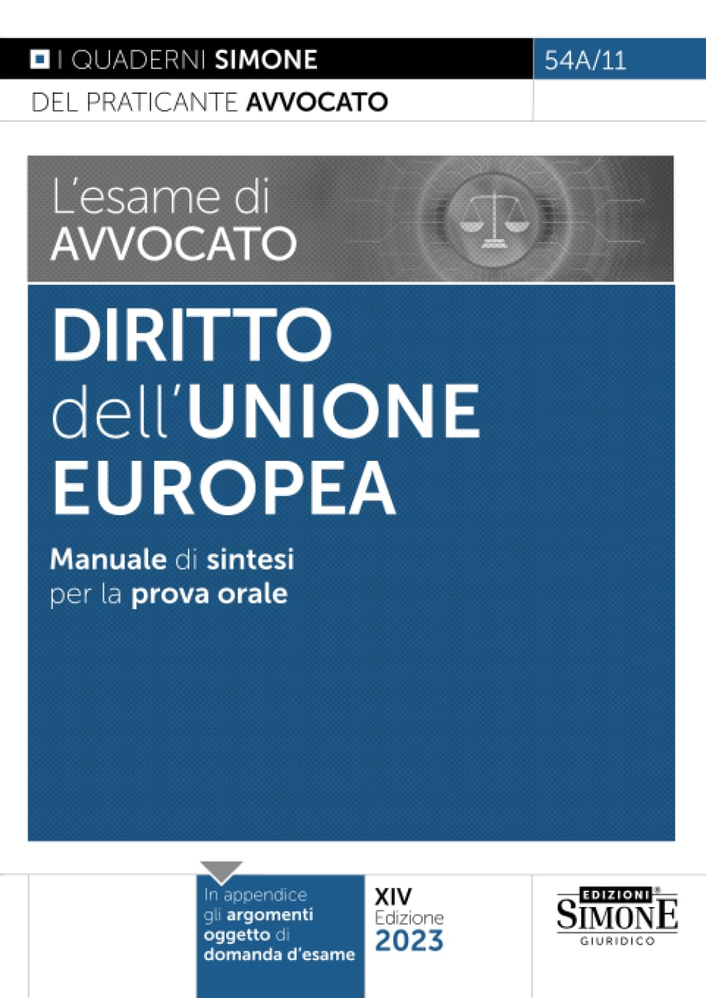 L'esame di Avvocato - Diritto dell'Unione Europea - Manuale di sintesi per la prova orale book