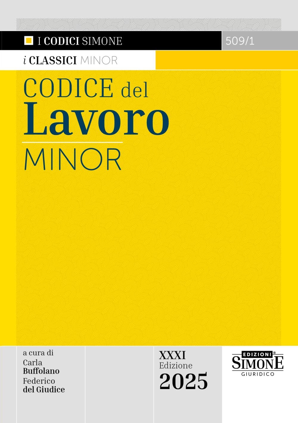 Codice del lavoro. Ediz. minor (Codici. Collana legislativa) Law