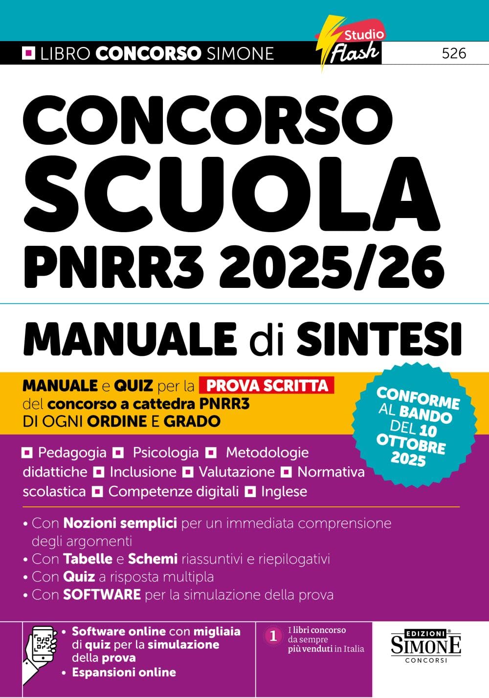 Concorso Scuola PNRR3 2025/26. Manuale di sintesi (Concorsi nella scuola) Education & Training