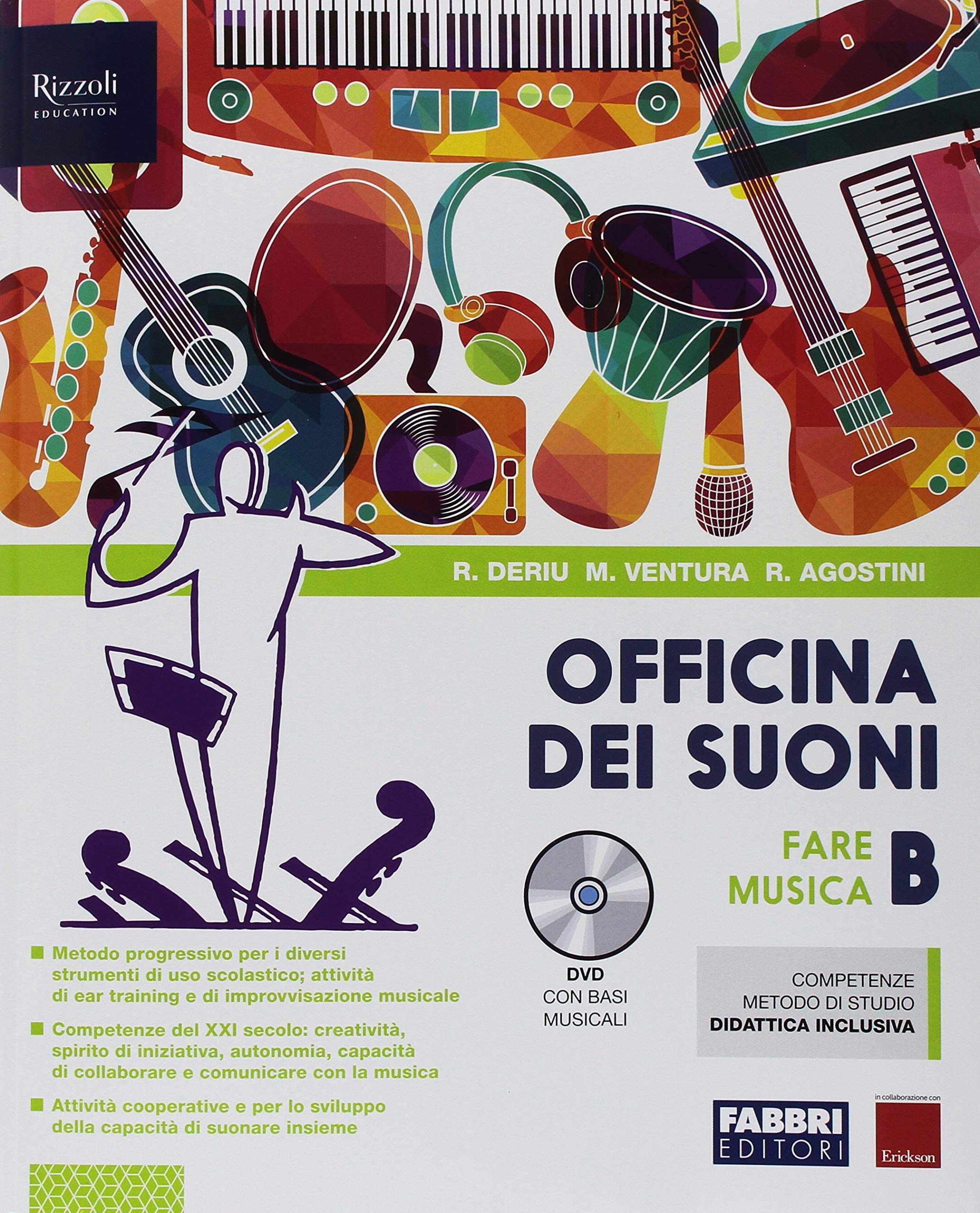 Officina dei suoni. Per la Scuola media. Con ebook. Con espansione online. Con DVD Audio. Fare musica (Vol. B) Professional & Reference Books