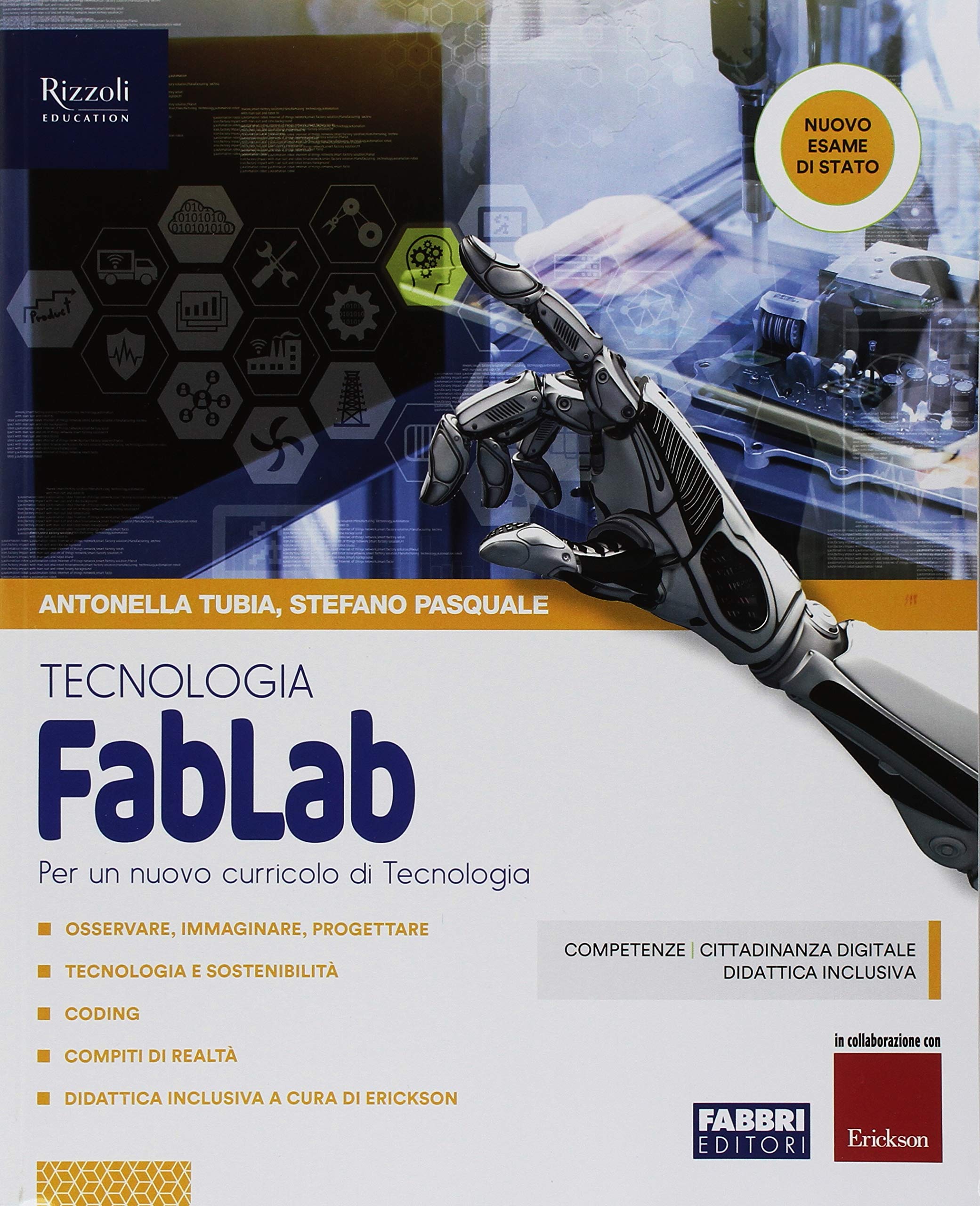 FabLab. Tecnologia-Disegno-Tavole per il disegno. Per la Scuola media. Con Contenuto digitale per accesso online. Con Contenuto digitale per download Professional & Reference Books