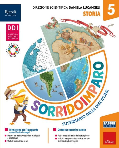 Sorridoimparo. Sussidiario delle discipline. Classe 5 antropologico e scientifico. Per la Scuola elementare. Con e-book. Con espansione online (Vol. 2) Professional & Reference Books