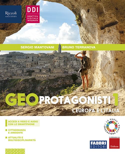 Geo protagonisti. Con Atlante Osservo e imparo, Regioni e la Nuova educazione civica. Per la Scuola media. Con e-book. Con espansione online (Vol. 1) book