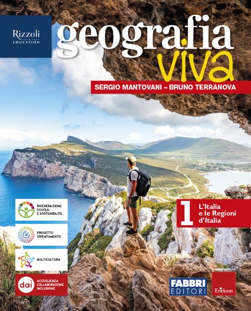 Geografia viva. L'Italia e le Regioni d'Italia. Con il mondo in spalla. Per la Scuola media. Con e-book. Con espansione online (Vol. 1) Study Guides