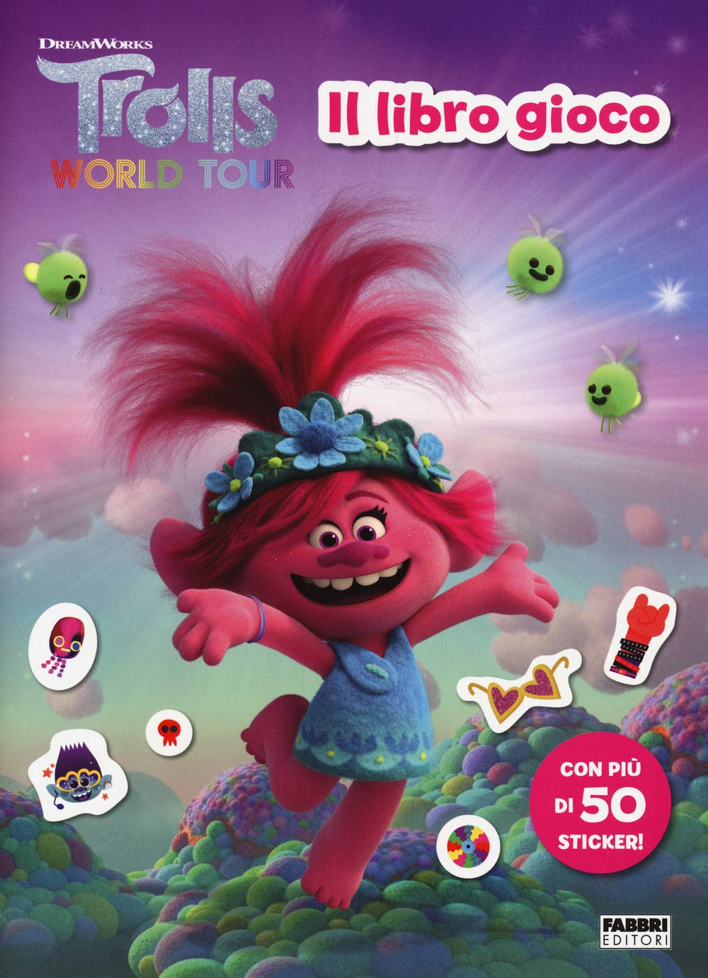 Trolls world tour. Il libro gioco. Con adesivi. Ediz. a colori book