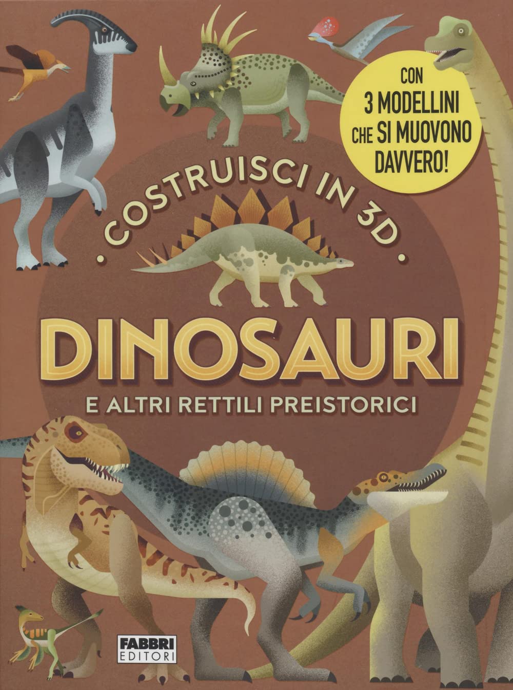 Dinosauri e altri rettili volanti. Costruisci in 3D book