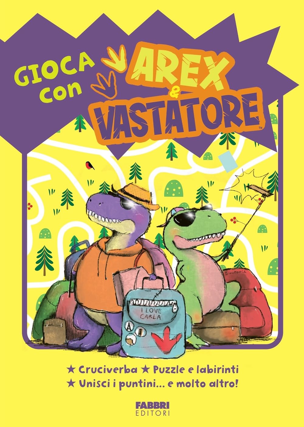 Gioca con Arex e Vastatore. Cruciverba, puzzle e labirinti, unisci i puntini... e molto altro! Tiptoi & Games