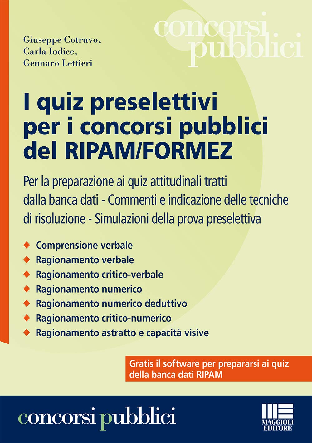 I quiz preselettivi per i concorsi pubblici del RIPAM/FORMEZ book
