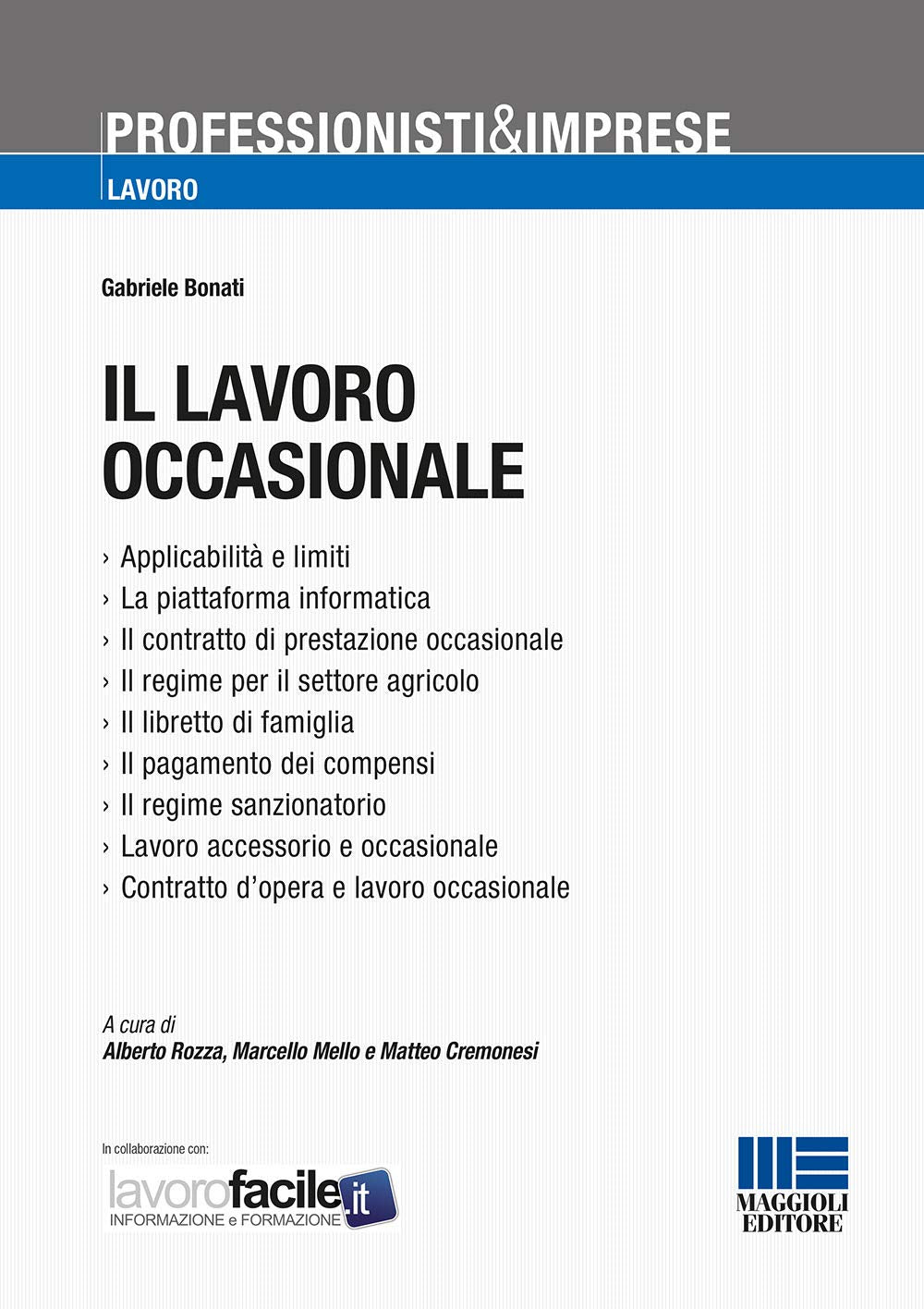 Il lavoro occasionale (Professionisti & Imprese) Law