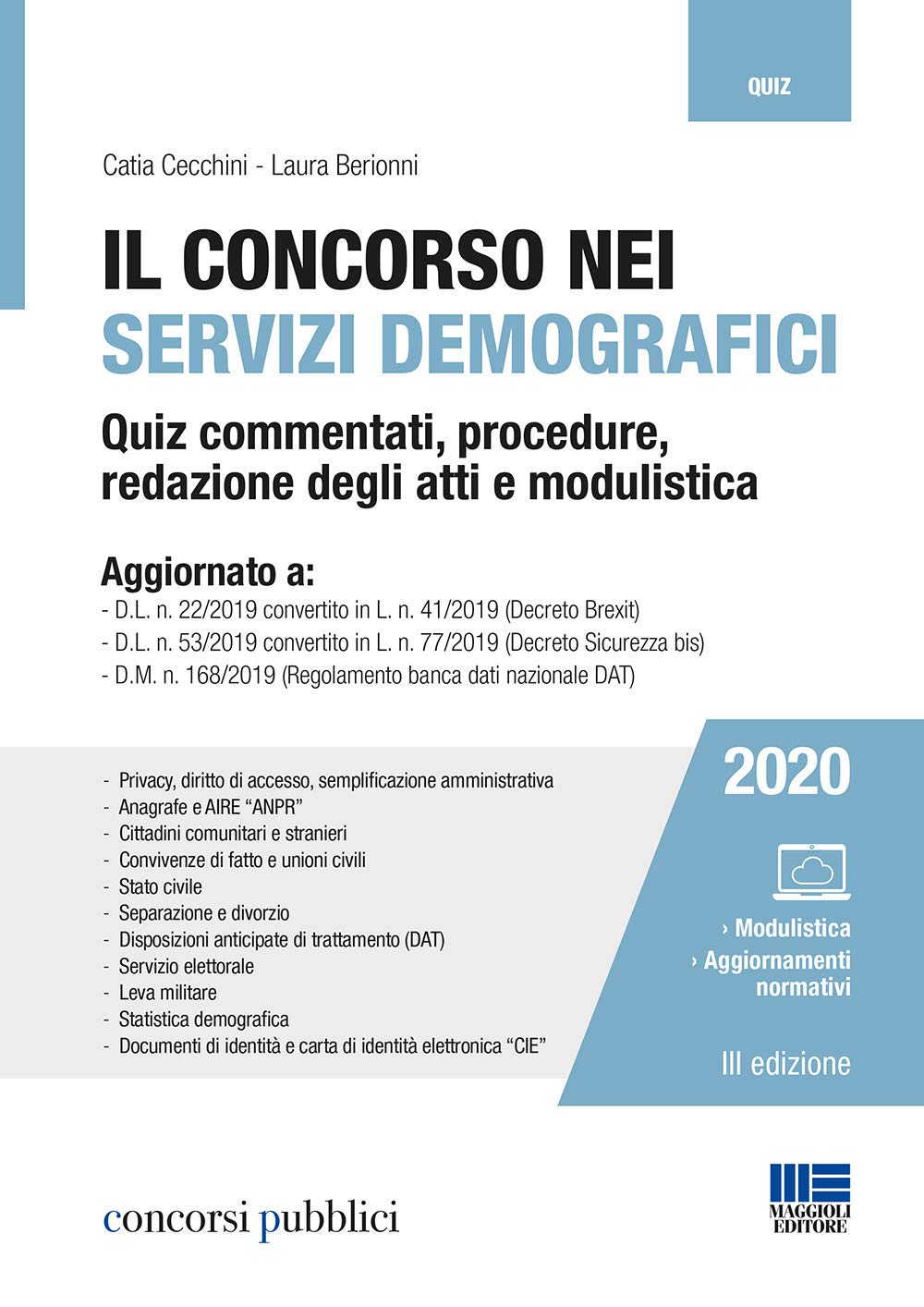 Il concorso nei servizi demografici (Concorsi pubblici) Social Sciences