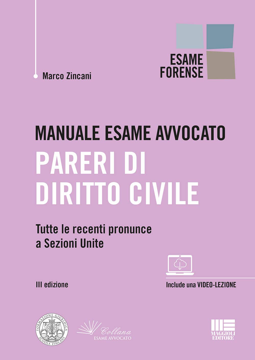 Manuale esame avvocato. Pareri di diritto civile. Con Contenuto digitale per accesso online (Legale) Law