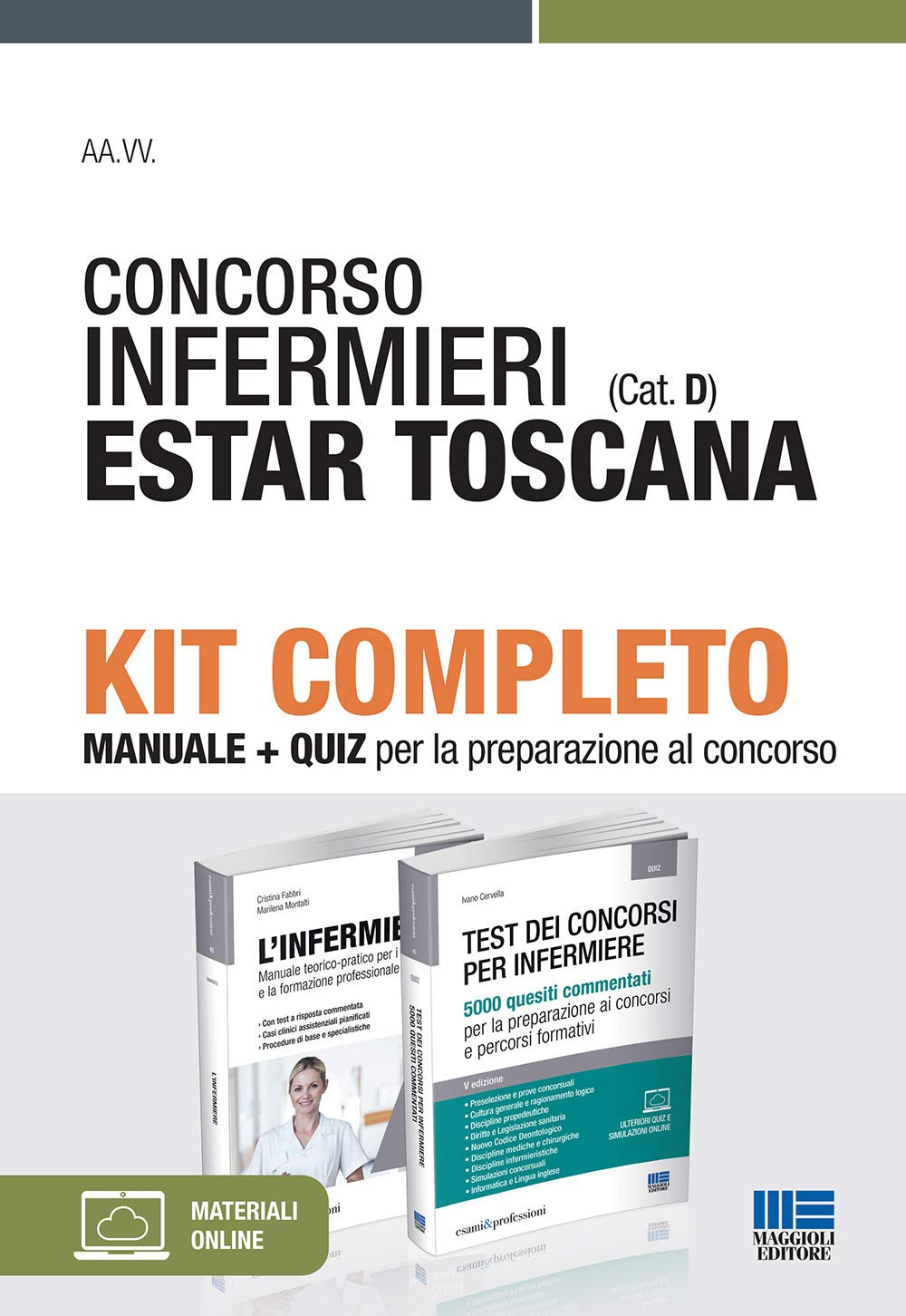 Concorso infermieri (cat. D) ESTAR Toscana. Kit completo book
