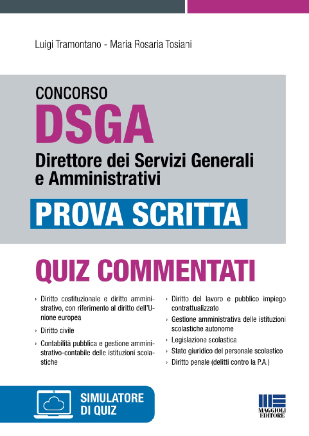 Concorso DSGA Direttore dei Servizi Generali e Amministrativi - Prova scritta Business, Finance & Career