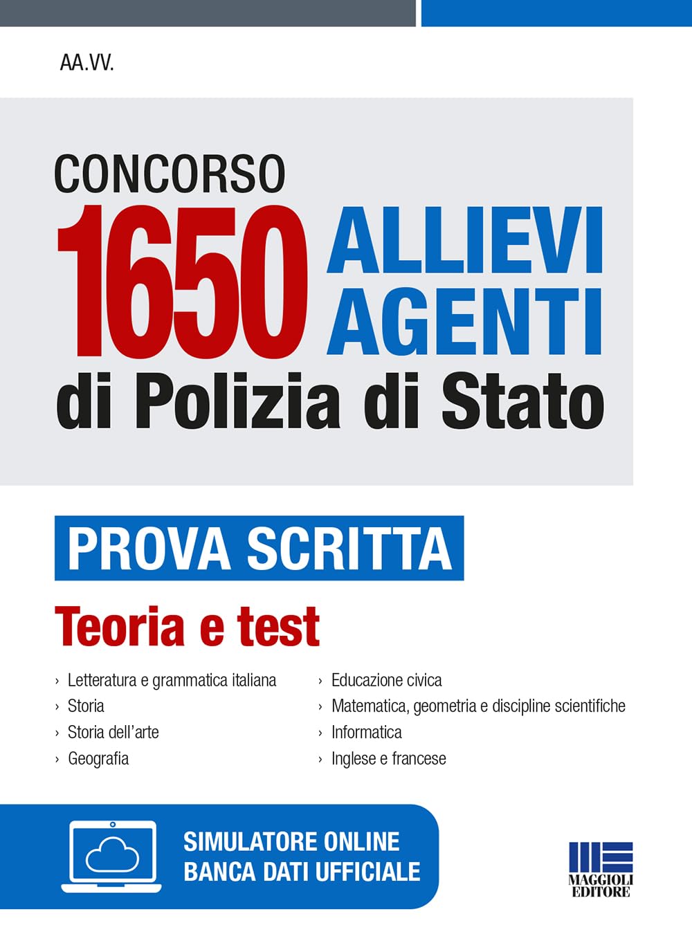 Concorso 1650 Allievi Agenti Polizia di Stato - Prova scritta book