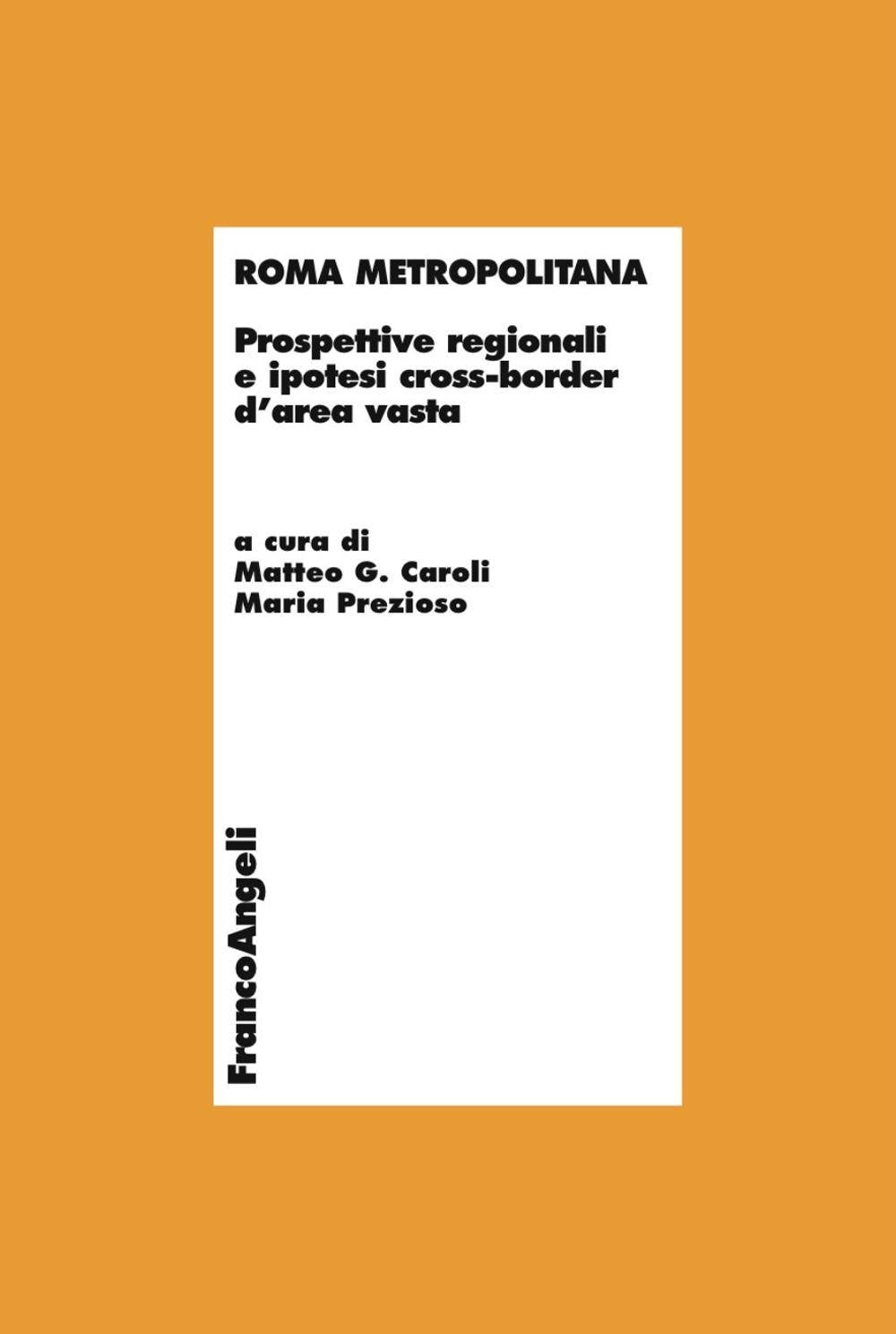 Roma metropolitana. Prospettive regionali e ipotesi cross-border d'area vasta book