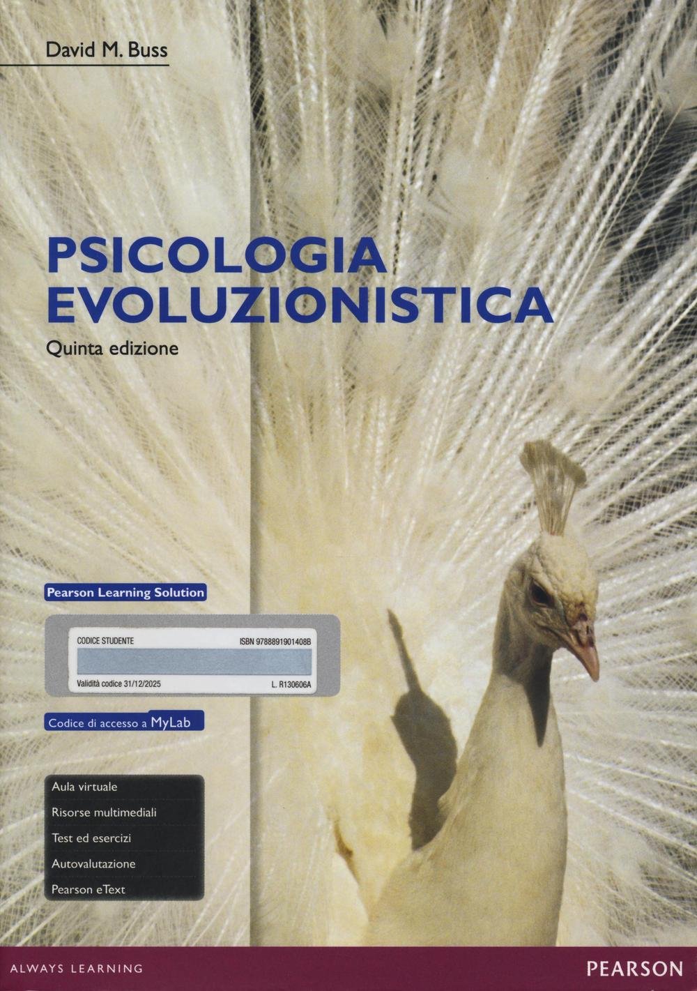 Psicologia evoluzionistica. Ediz. mylab. Con espansione online book