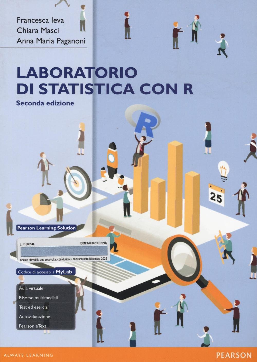 Laboratorio di statistica con R. Eserciziario. Ediz. mylab. Con espansione online Computer Science