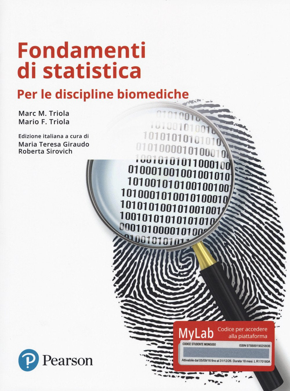 Fondamenti di statistica. Per le discipline biomediche. Ediz. mylab. Con Contenuto digitale per accesso online (Accademica) Medicine