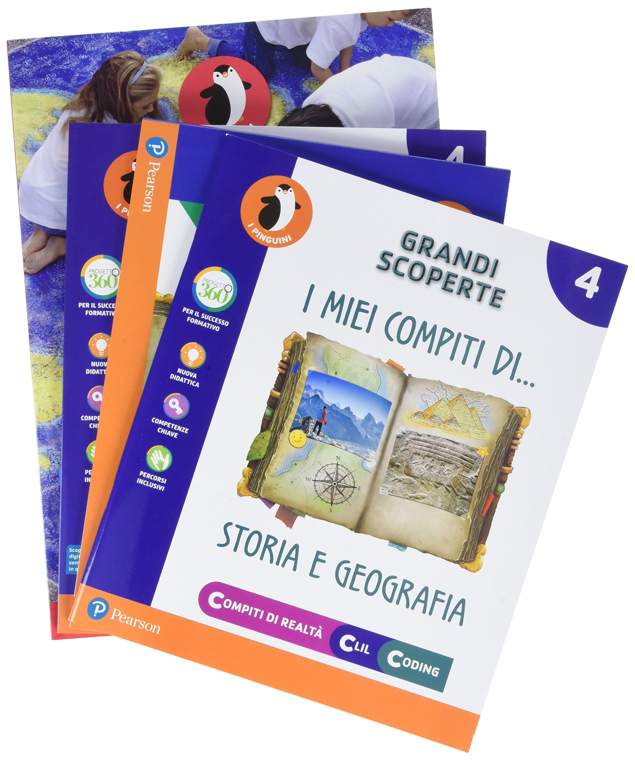 Grandi scoperte. Ambito antropologico. Con Atlante, A colpo d'occhio antropologico, Quaderno antropologico, ITE, Libro liquido, Didastore. Per la 4ª classe della Scuola elementare. Con ebook. Con ... book