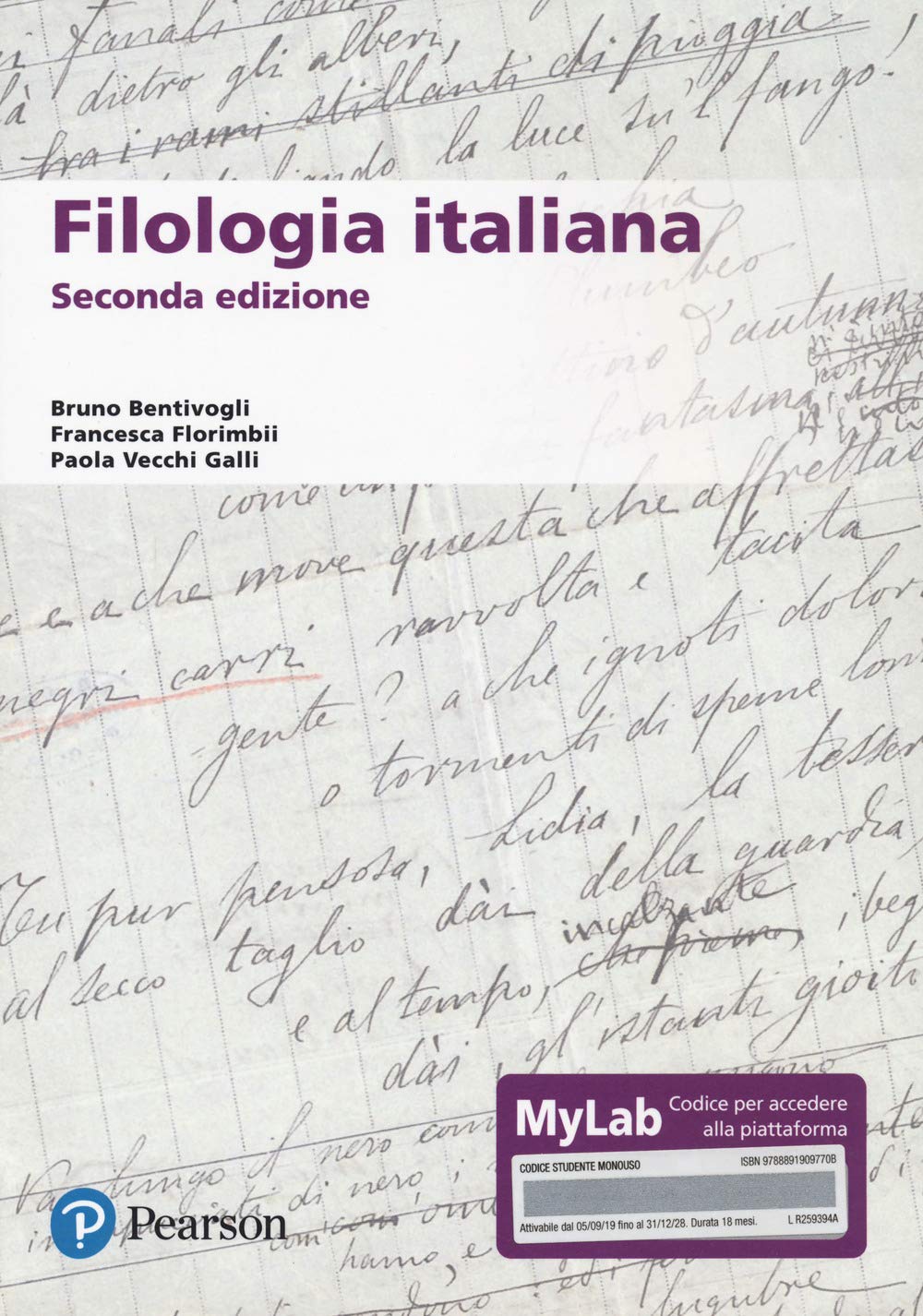 Filologia italiana. Ediz. MyLab book