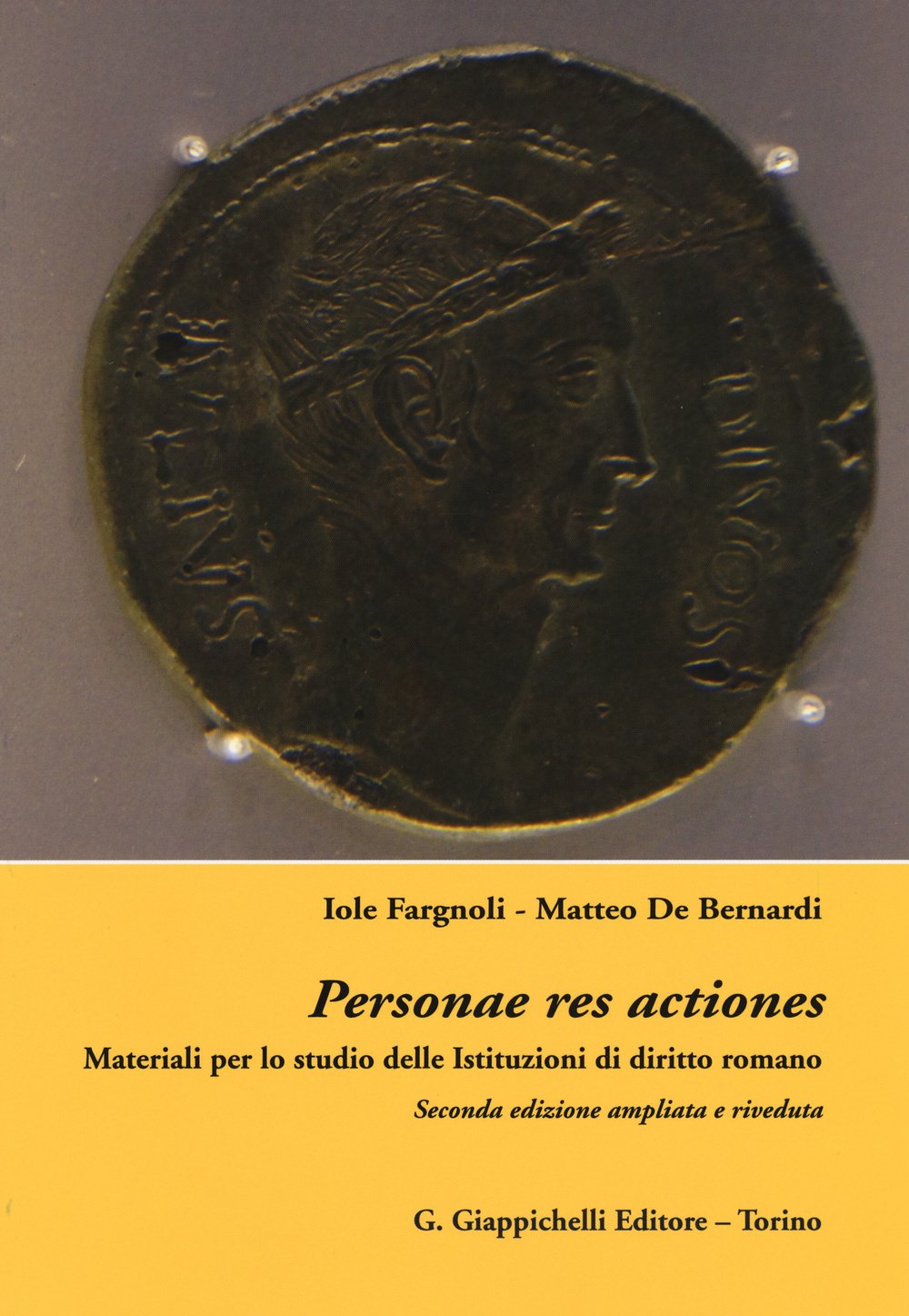 Personae res actiones. Materiali per lo studio delle istituzioni di diritto romani book