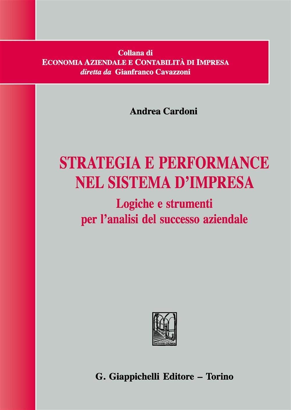 Strategia e performance nel sistema d'impresa. Logiche e strumenti per l'analisi del successo aziendale book