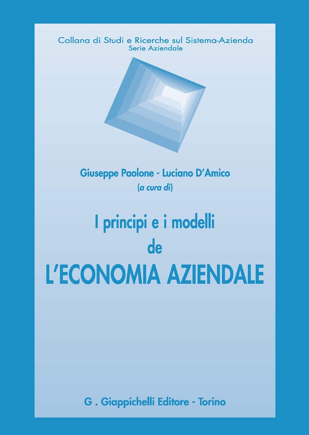 I principi e i modelli de l'economia aziendale book