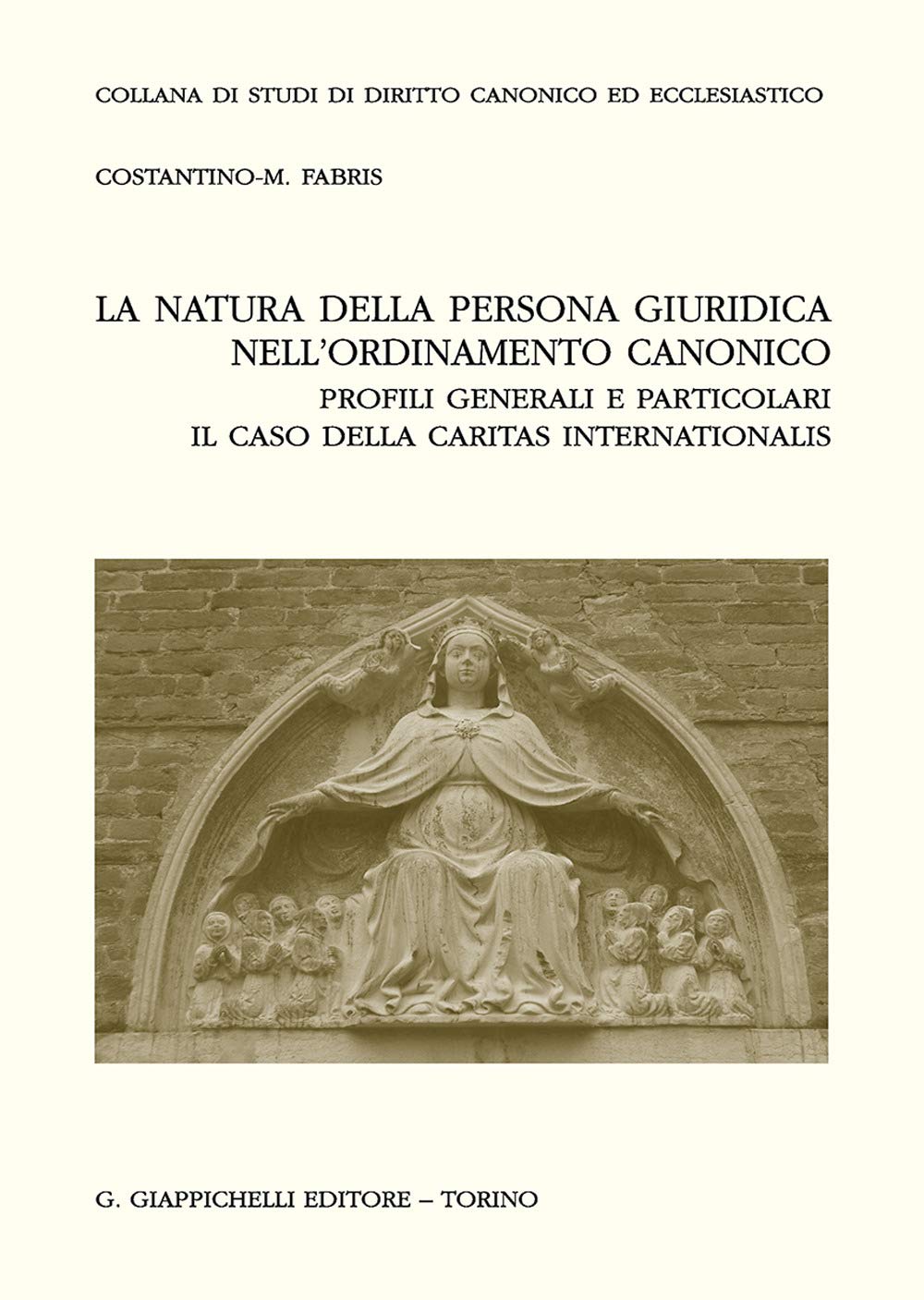 La natura della persona giuridica nell'ordinamento canonico: profili generali e particolari. Il caso della Caritas internationalis (Studi diritto canonico e eccl. Sez. eccl.) Law