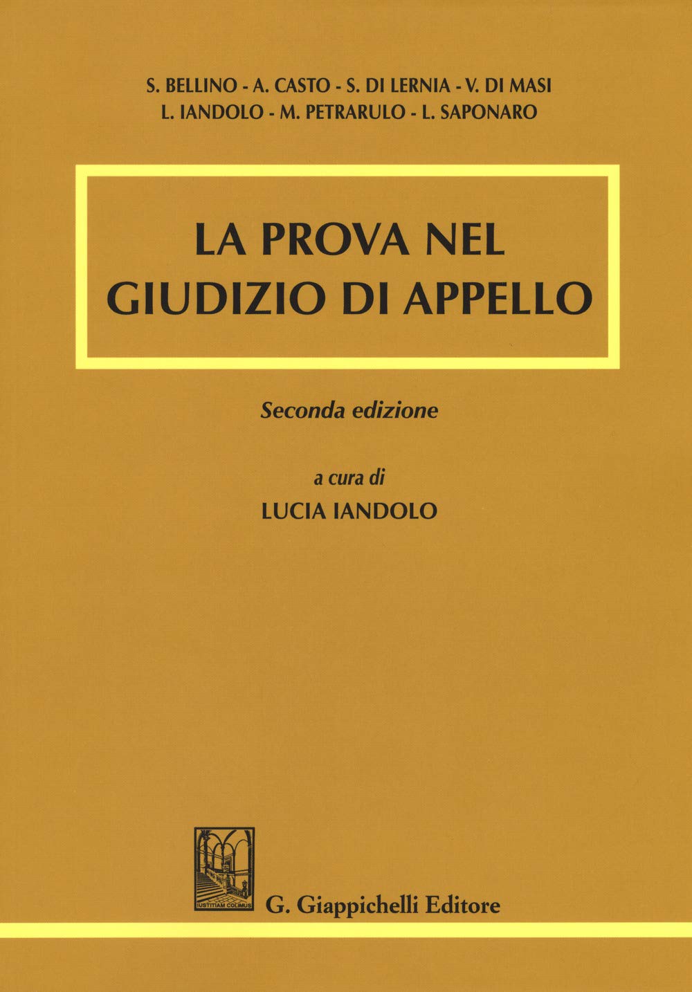 La prova nel giudizio di appello book