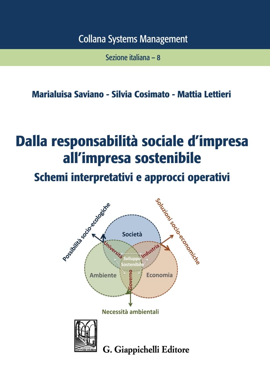 Dalla responsabilità sociale d'impresa all'impresa sostenibile. Schemi interpretativi e approcci operativi book