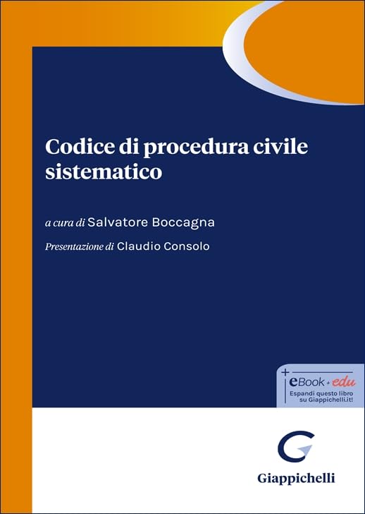 Codice di procedura civile sistematico Law
