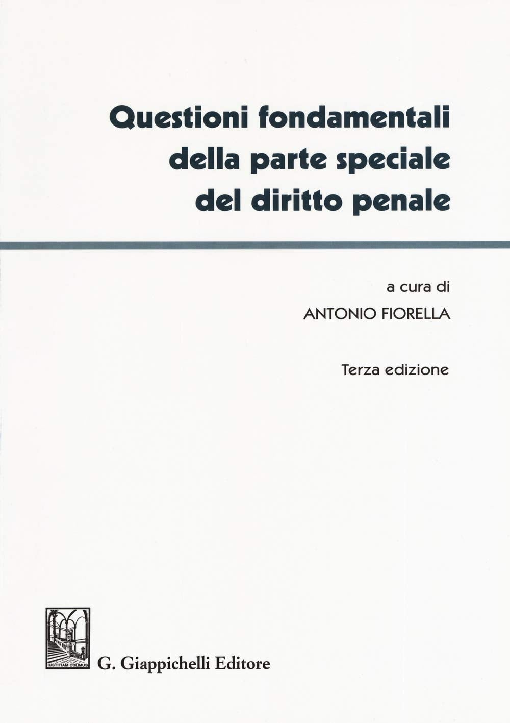 Questioni fondamentali della parte speciale del diritto penale book