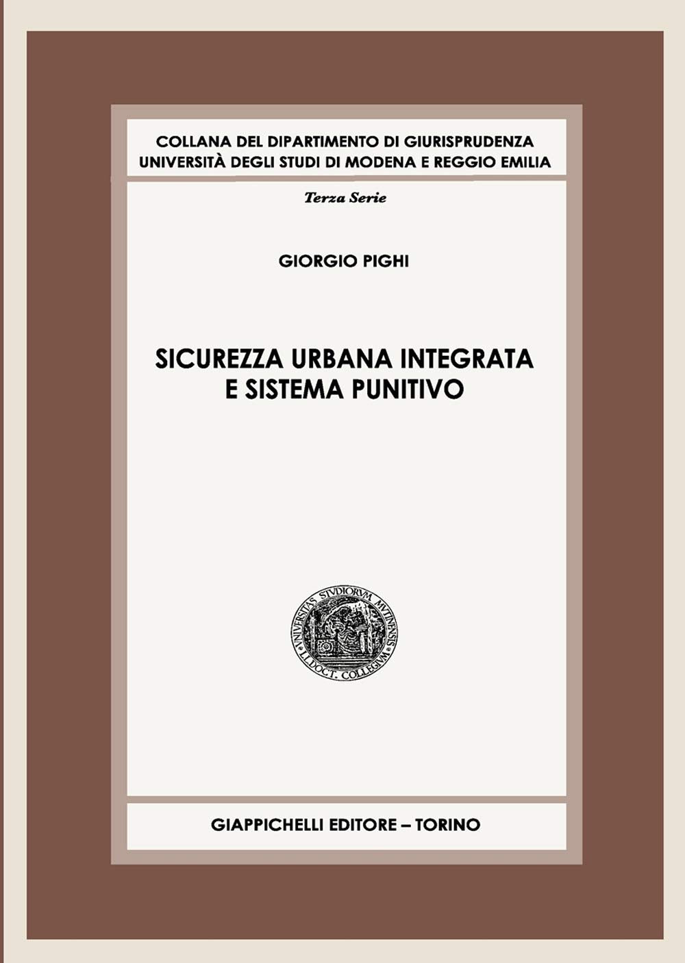 Sicurezza urbana integrata e sistema punitivo book