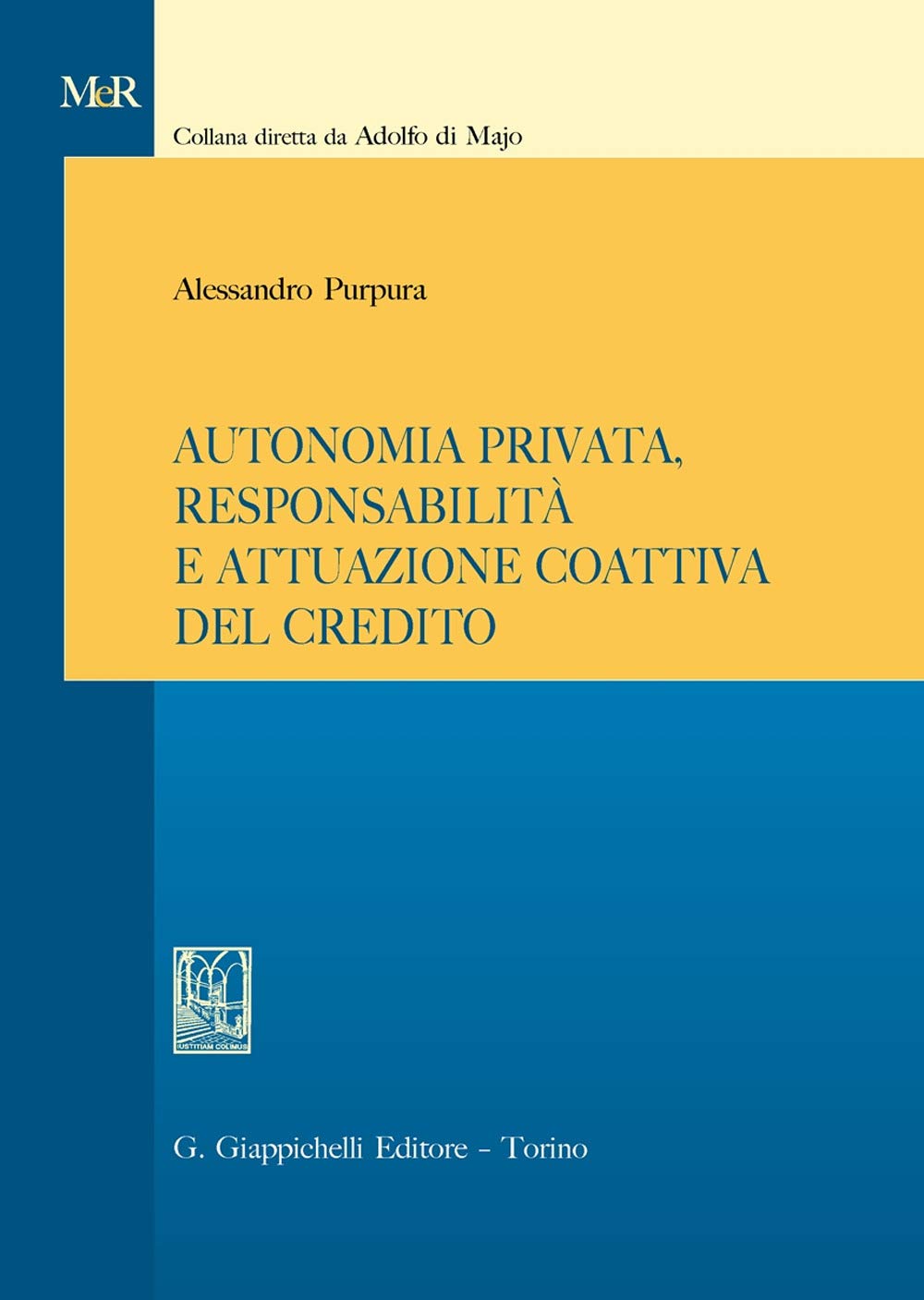 Autonomia privata, responsabilità e attuazione coattiva del credito (Modelli e rimedi) Law
