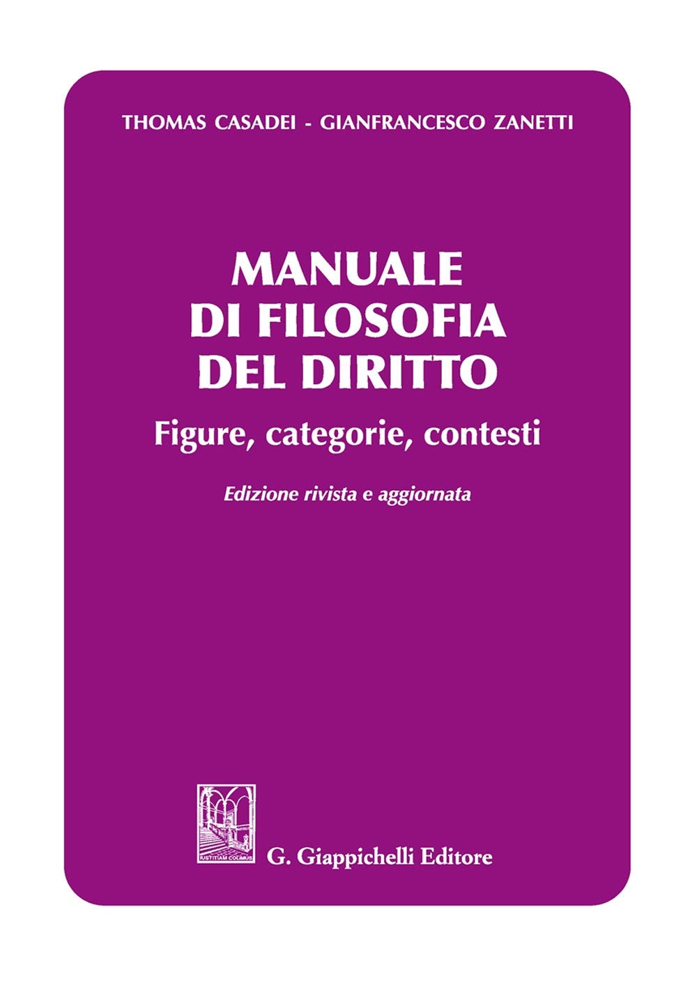 Manuale di filosofia del diritto. Figure, categorie e contesti Law