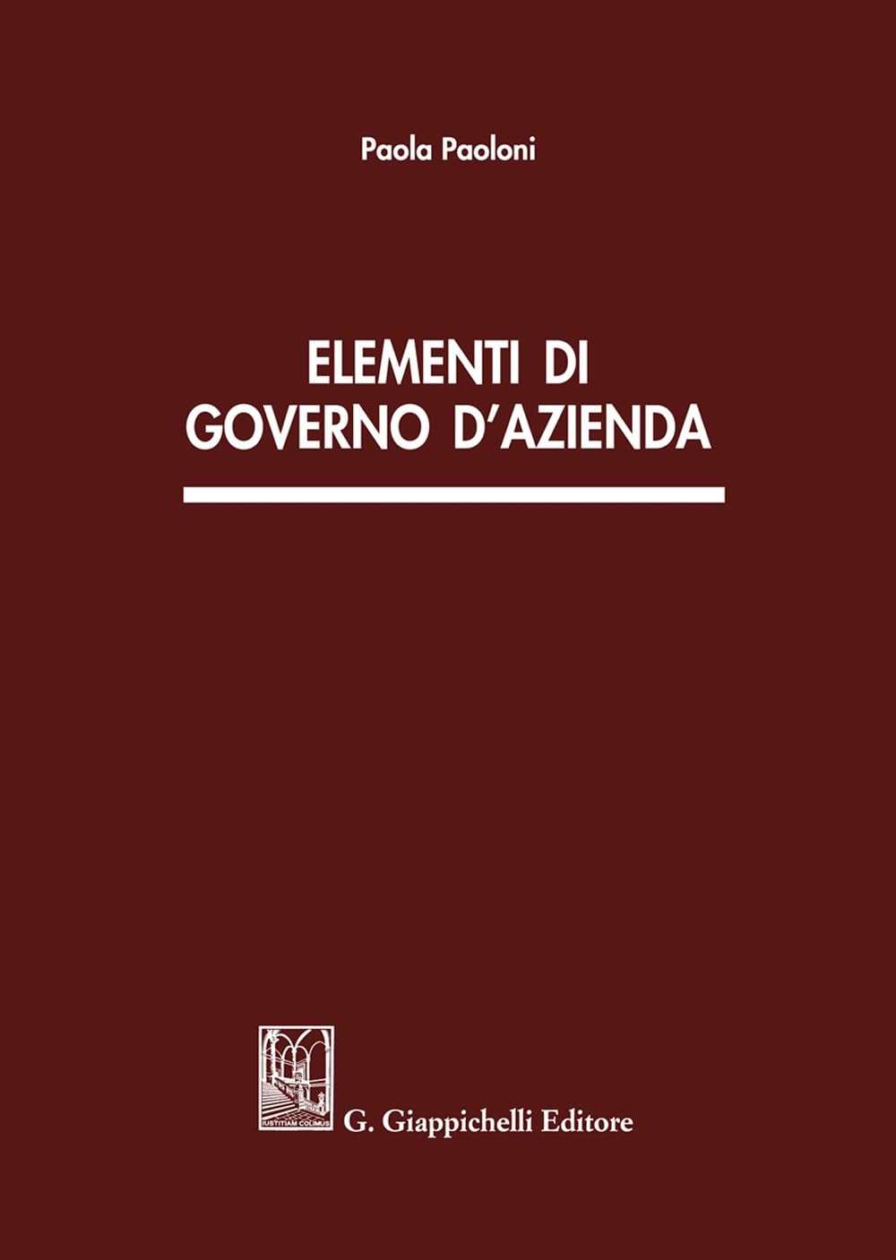Elementi di governo d'azienda book