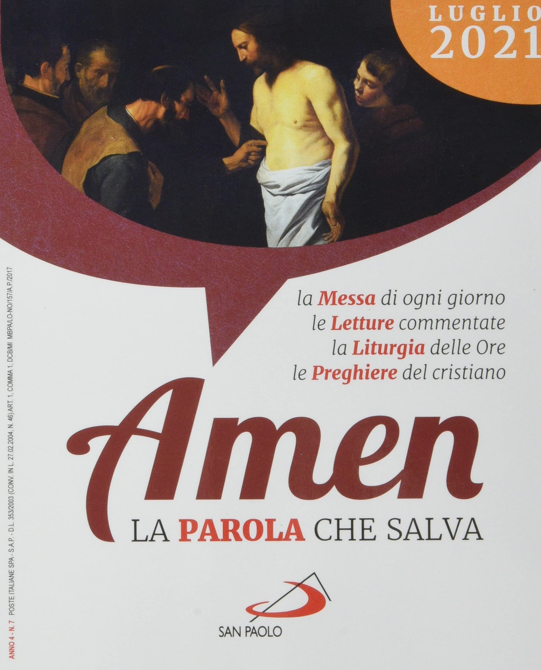 Amen. La parola che salva. Luglio (2021) (Vol. 7) book
