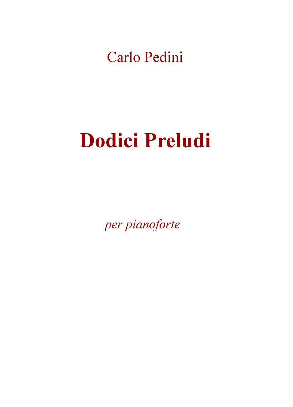Dodici Preludi (La community di ilmiolibro.it) Arts & Music