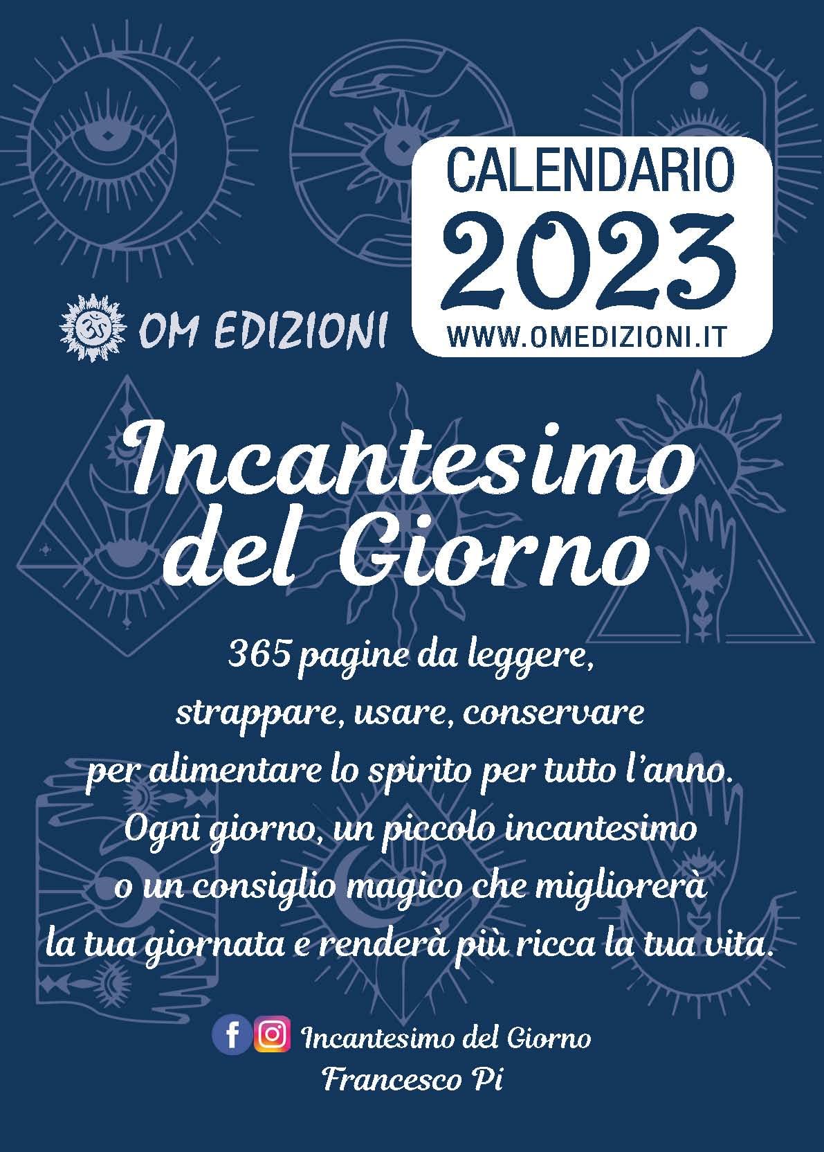 Incantesimo del giorno. Calendario 2023 book