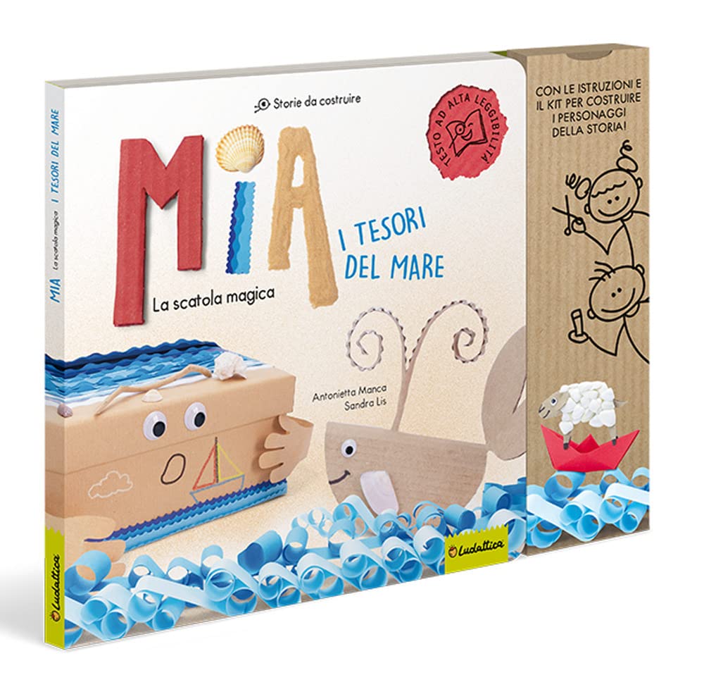 Mia e i tesori del mare. Le storie da costruire book