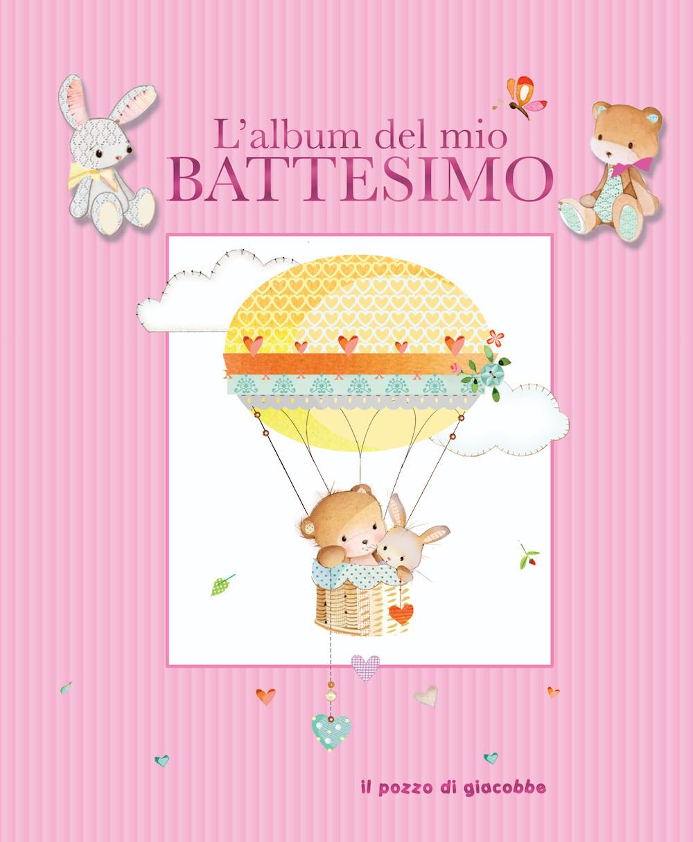 L'album del mio battesimo. Rosa book