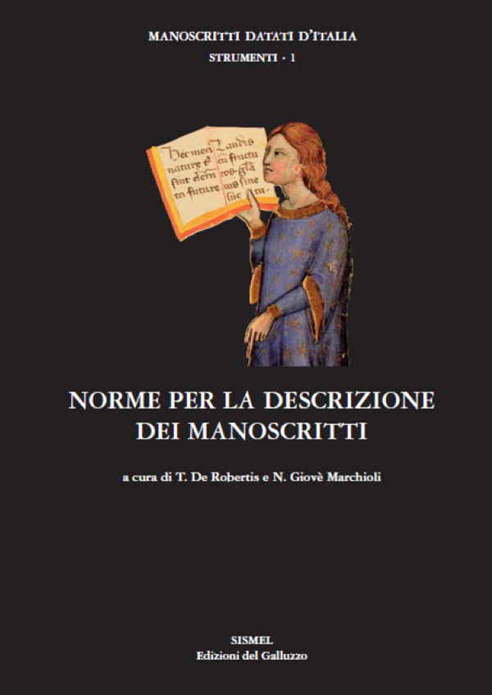Norme per la descrizione dei manoscritti book