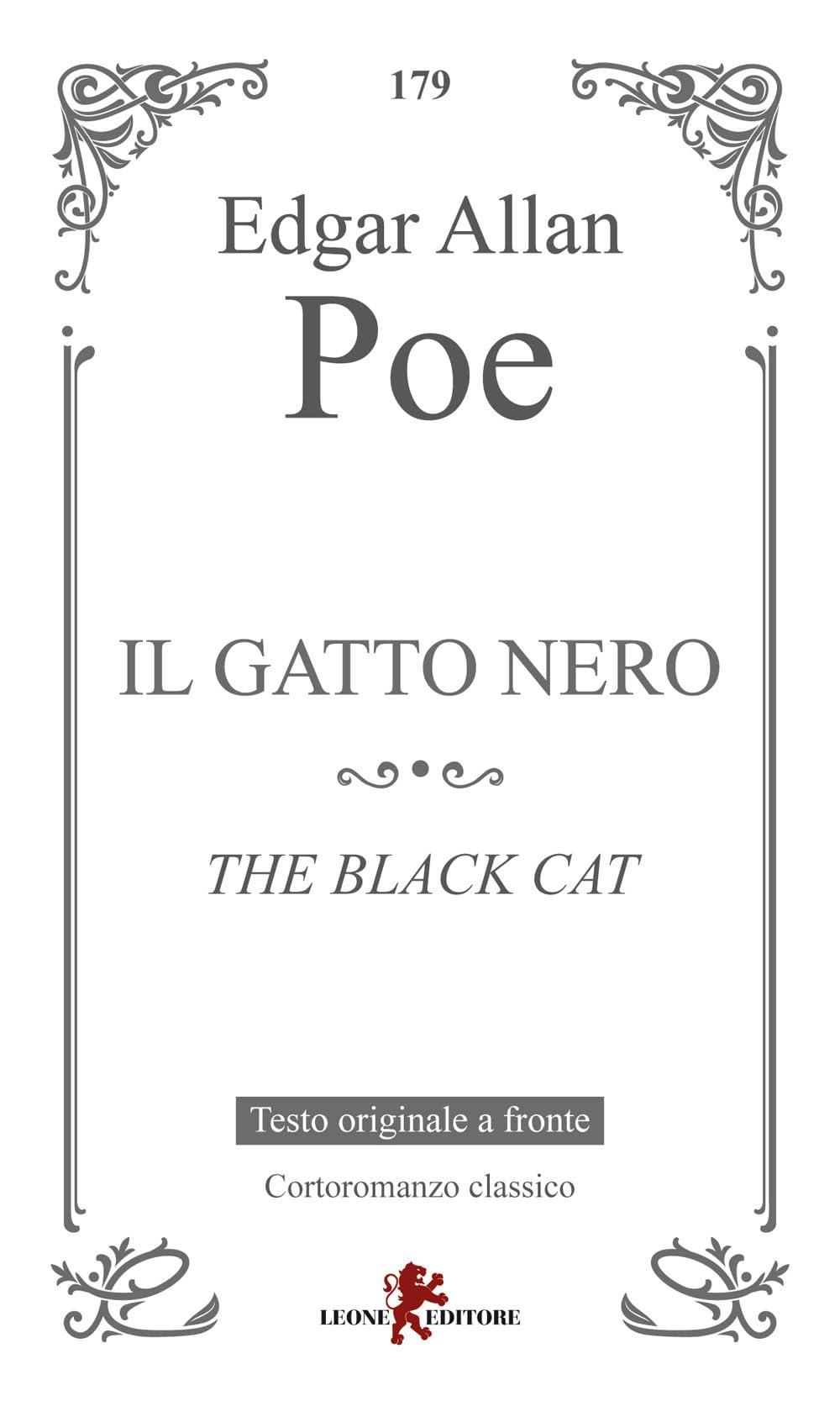 Il gatto nero. Testo inglese a fronte book