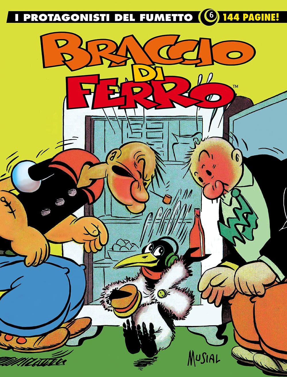 I protagonisti del fumetto 6: braccio di ferro 6 book