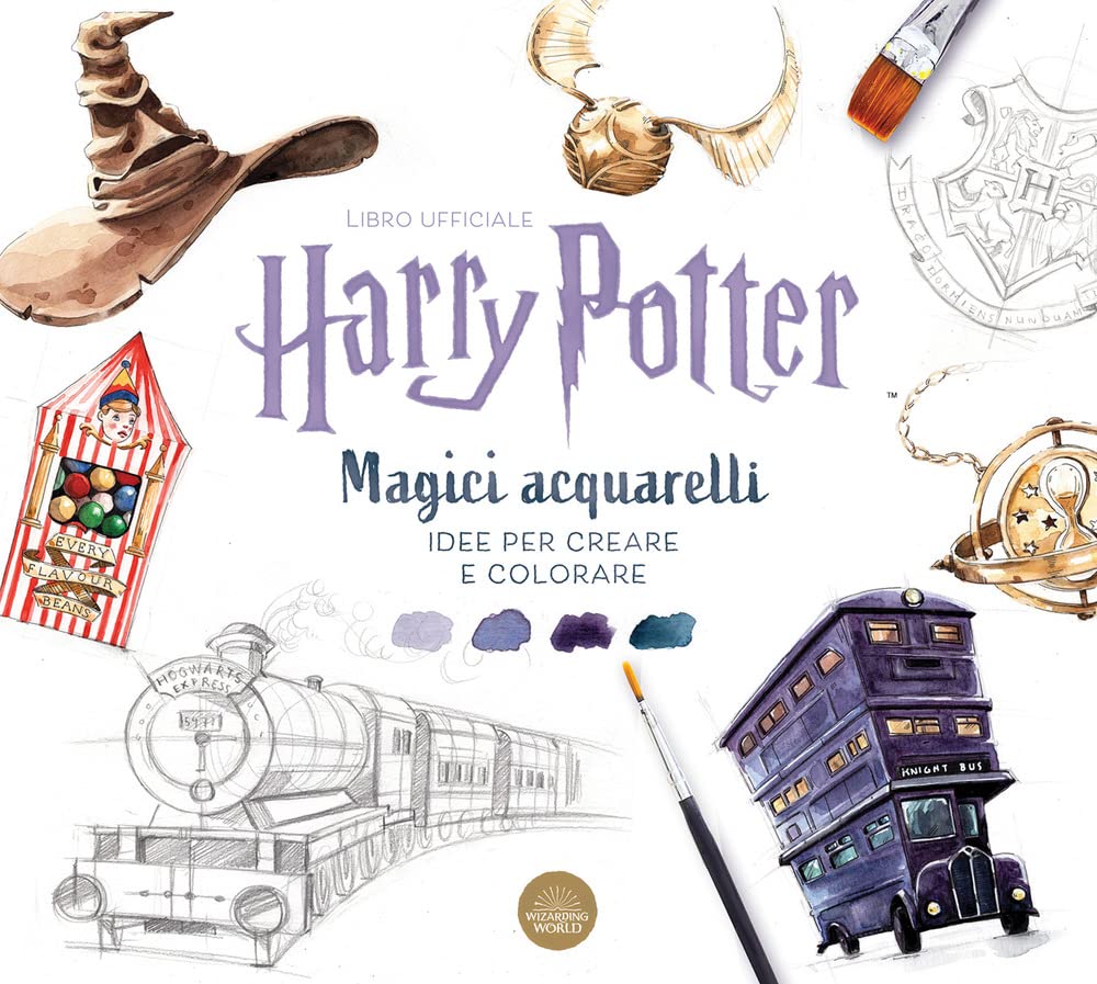 Harry Potter. Magici acquarelli. Idee per creare e colorare. Ediz. a colori book